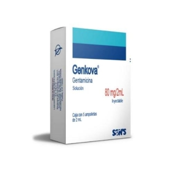 GENKOVA (GENTAMICIN) 80MG/2ML SOL. INJECTION *THIS PRODUCT IS ONLY AVAILABLE IN MEXICO
