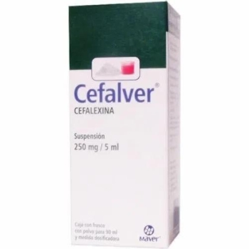 CEFALVER (CEFALEXINA) 250MG SUSP 90ML