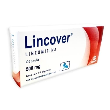 LINCOVER (LINCOMYCIN) 16CAPSULAS 500MG