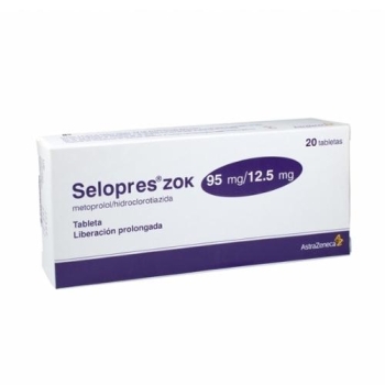 SELOPRES ZOK (Metoprolol/Hidroclotiazida) 95mg/12.5mg