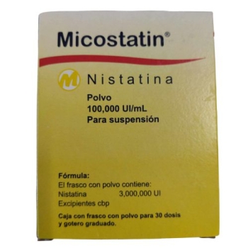MICOSTATIN  (NISTATINA) 100,000UI SUSPENSION INFANTIL