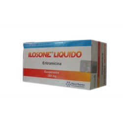 ILOSONE (ERYTHROMYCIN) 250MG 120ML SUSPENSION  *THIS PRODUCT IS ONLY AVAILABLE IN MEXICO