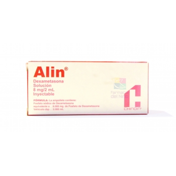 ALIN (DEXAMETASONA) 8MG/2ML SOLUCION INYECTABLE