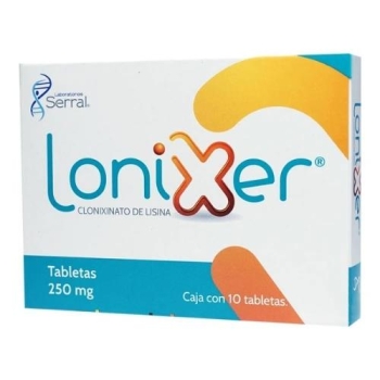 LONIXER (CLONIXINATO DE LISINA) 250MG 10TAB