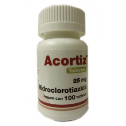 ACORTIZ (HIDROCLOROTIAZIDA) 25MG 100TAB