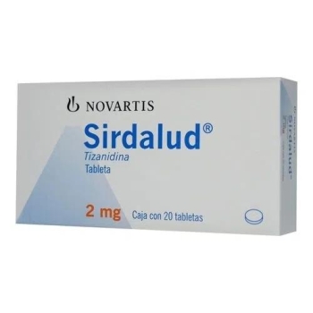 SIRDALUD (TIZANIDINA) 2MG/20 TAB