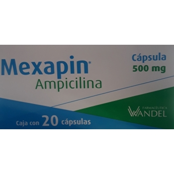 MEXAPIN (Ampicillin) 500MG 20 CAPSULES