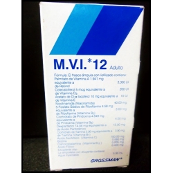 M.V.I. *12 (MULTIVIMANINICO VIA INTRAVENOSA)5ML - MEXIPHARMACY ...
