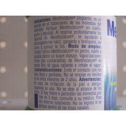 MENTHOLATUM (MENTOL/ALCANFOR 28G UNGUENTO - MEXIPHARMACY - FARMACIA ...