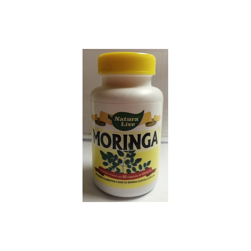 MORINGA 500MG 60 NATURA LIVE CAPSULES - Naturale del Niño - Online Health  store in Mexico sale of natural products, herbals, homeopathic / Anointed  by God