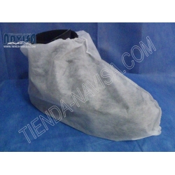 CUBREBOTITA DESECHABLE CON ELASTICO UNIDAD. C/50 PRS.