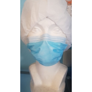 CUBREBOCA PLISADO TERMOSELLADO DE 3 CAPAS AZUL UNIDAD C/50 PZ.
